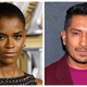 Letitia Wright, left; Tenoch Huerta.